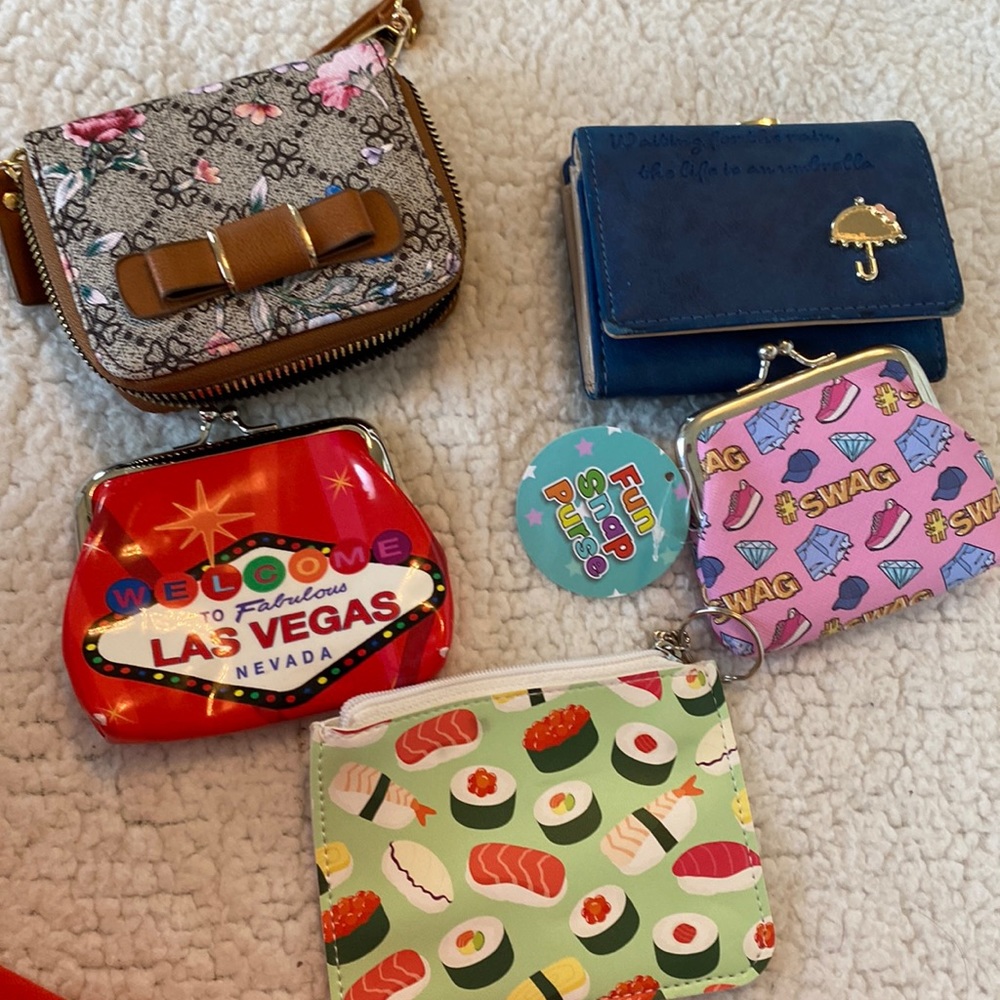Wallet and coin purses